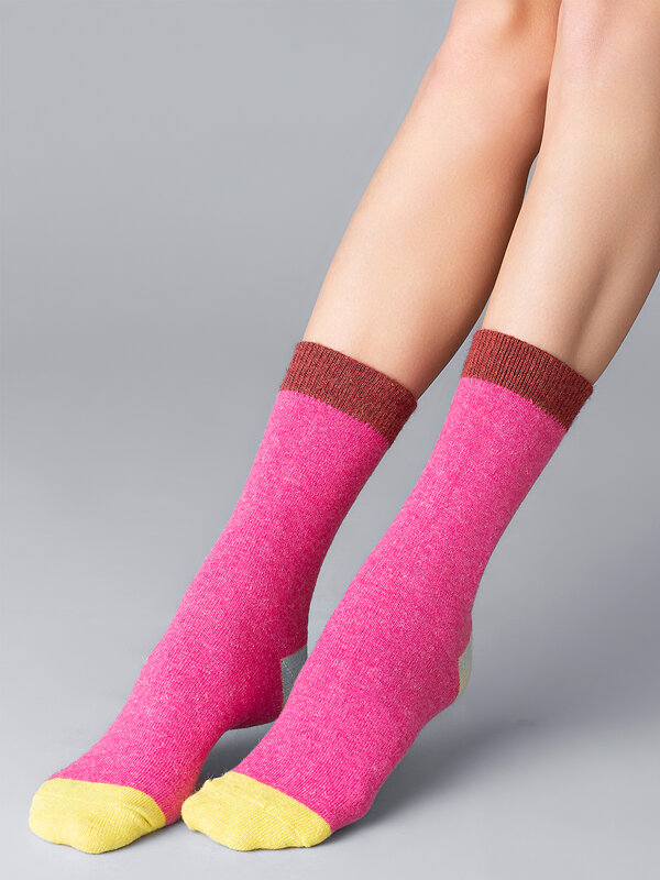 JS Giulia Носки 257582 WS3 ANGORA 01 pink
