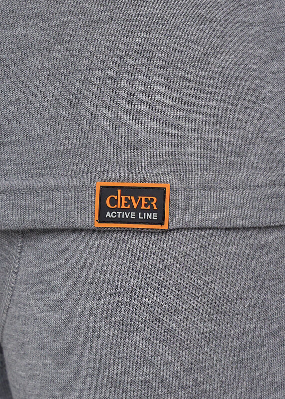 CLEVER Термобелье 257889 909216вн мел термо меланж серый