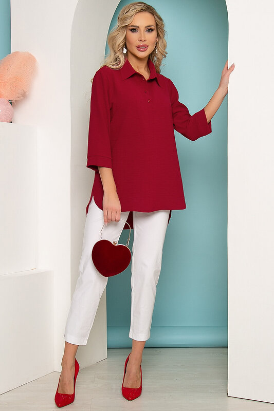 LT Collection Блуза 259100 Б3531 бордо