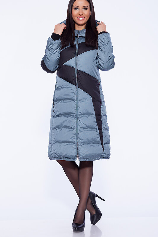 DIMMA Пуховик 39878 1922 Бирюзовый