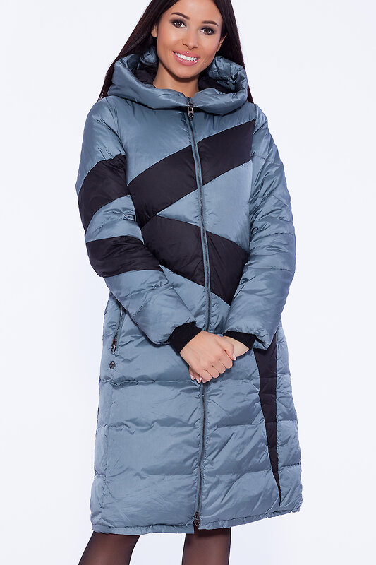 DIMMA Пуховик 39878 1922 Бирюзовый