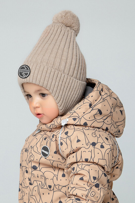 CROCKID Шапка 263006 КВ 20335/ш бежевый