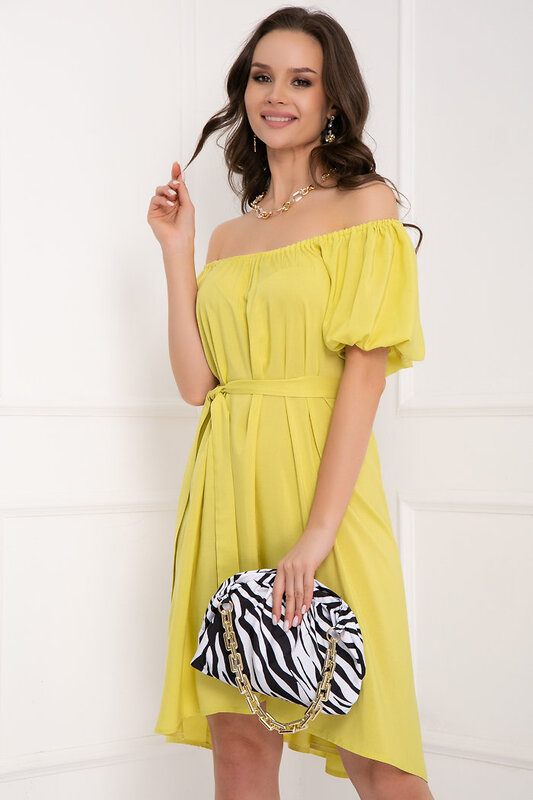 Bellovera Платье 268434 4П3717 желтый