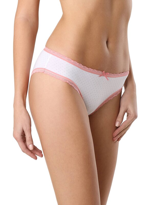 Conte elegant Трусы 270862 LAZY DAYS LHP 1005 (на вешалке) white-dusty rose