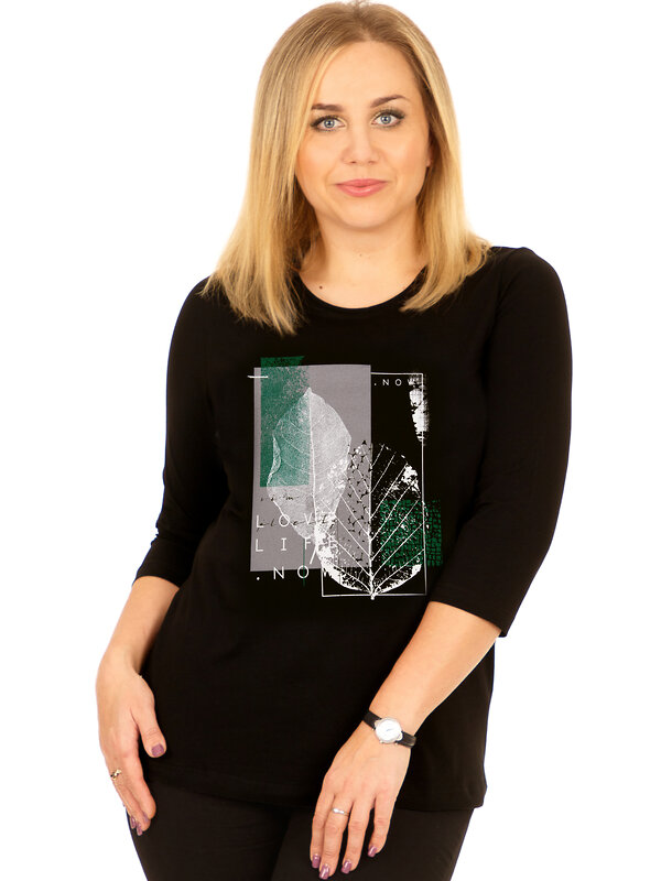 Апрель Лонгслив 271546 1ЖДЛД2256804 черный