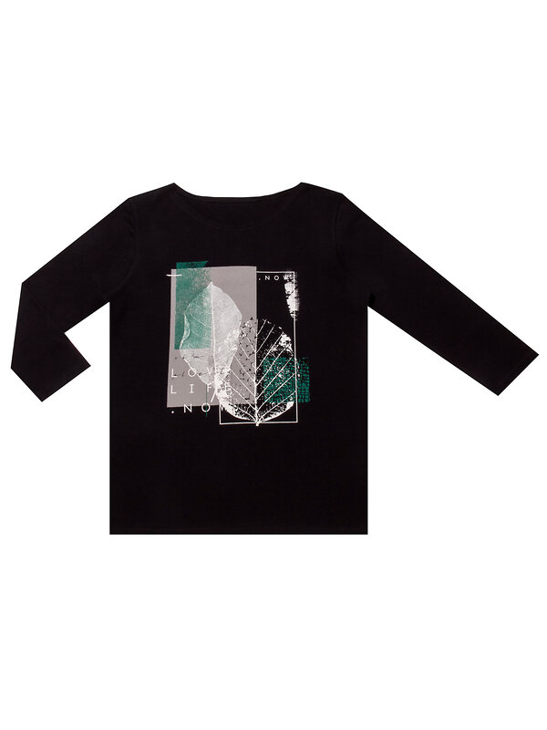 Апрель Лонгслив 271546 1ЖДЛД2256804 черный