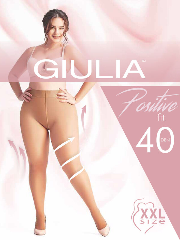 JS Giulia Колготки 272369 POSITIVE FIT 40 XXL MAXI daino
