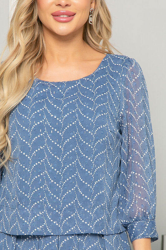 LT Collection Платье 273407 П4969 голубой