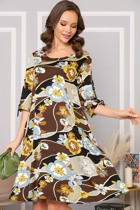LT Collection Платье 276367 П5052 Коричневый