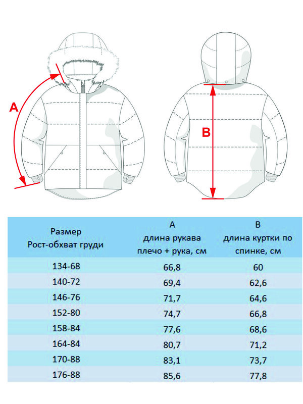 BATIK Ветровка 276520 554-23в-176-88-3-01 Серо-голубой