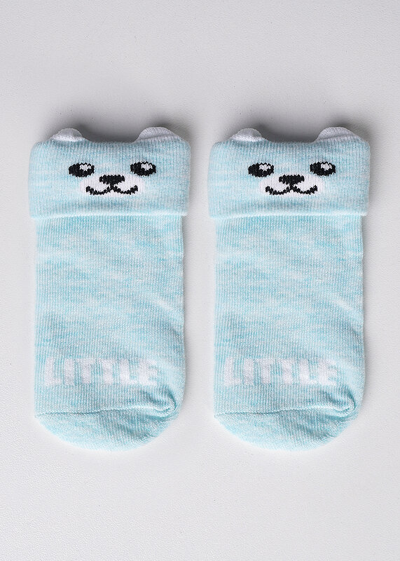 CLEVER Носки 277692 С003 12-14,14-16 меланж бирюзовый