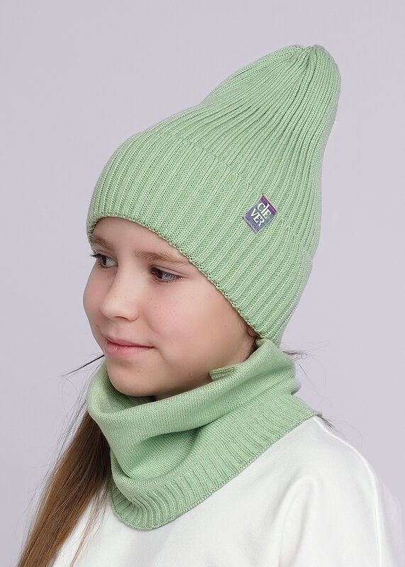 CLEVER Шапка 278932 523422ха св.зелёный