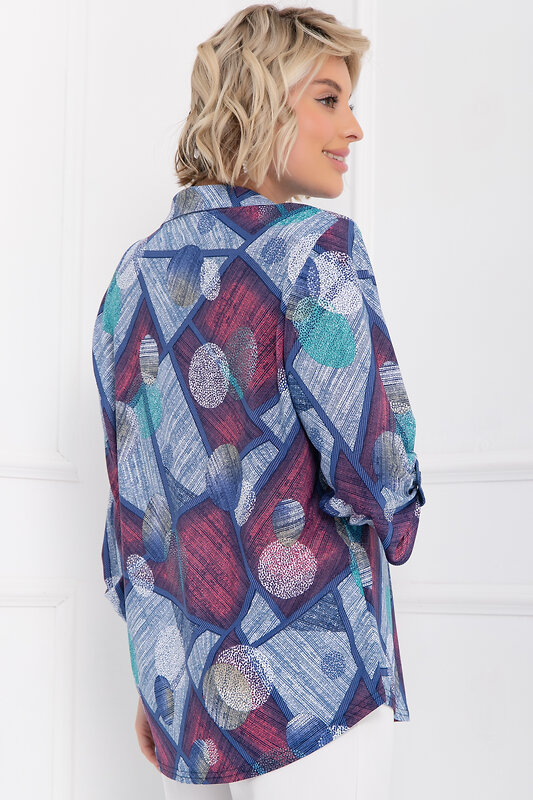 Bellovera Блузка 281587 71Б4977 голубой, розовый
