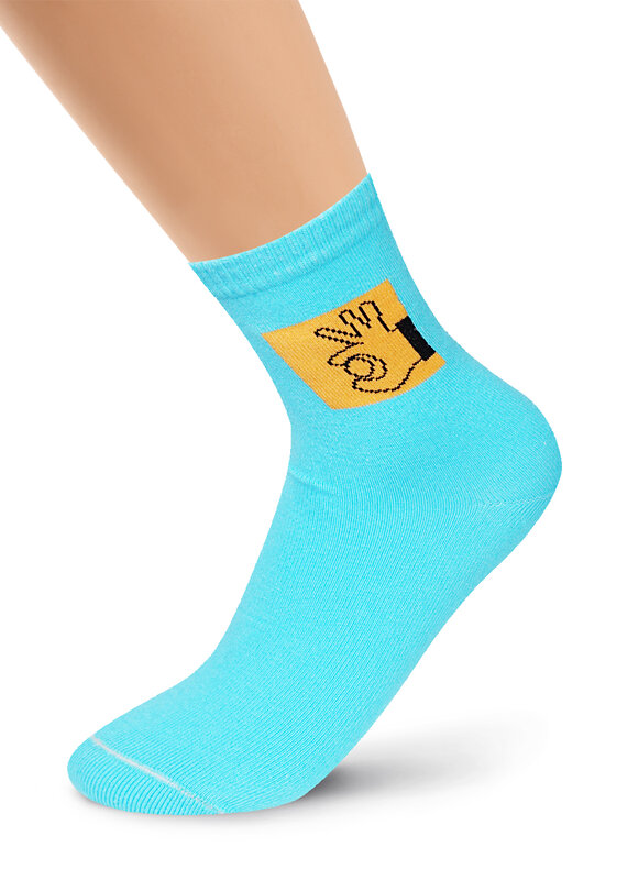 CLEVER Носки 282661 С1309 16-18,18-20 бирюзовый