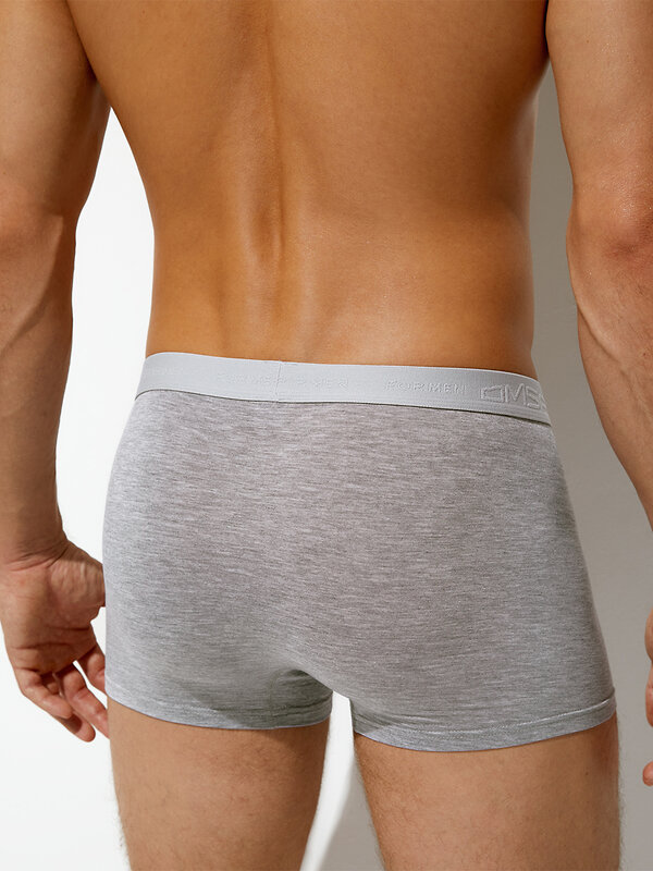JS Omsa Трусы 284518 OmB 3234 Viscose боксер grigio chiaro melange