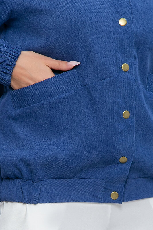 LT Collection Бомбер 290073 Б5526 джинсовый