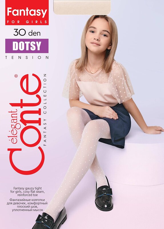 Conte elegant Колготки 293053 DOTSY bianco