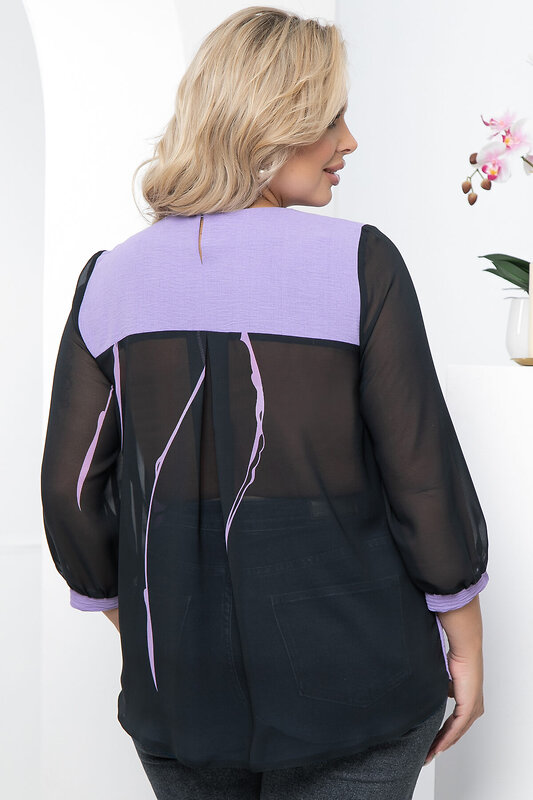 LT Collection Блуза 296001 Б5610 сиреневый