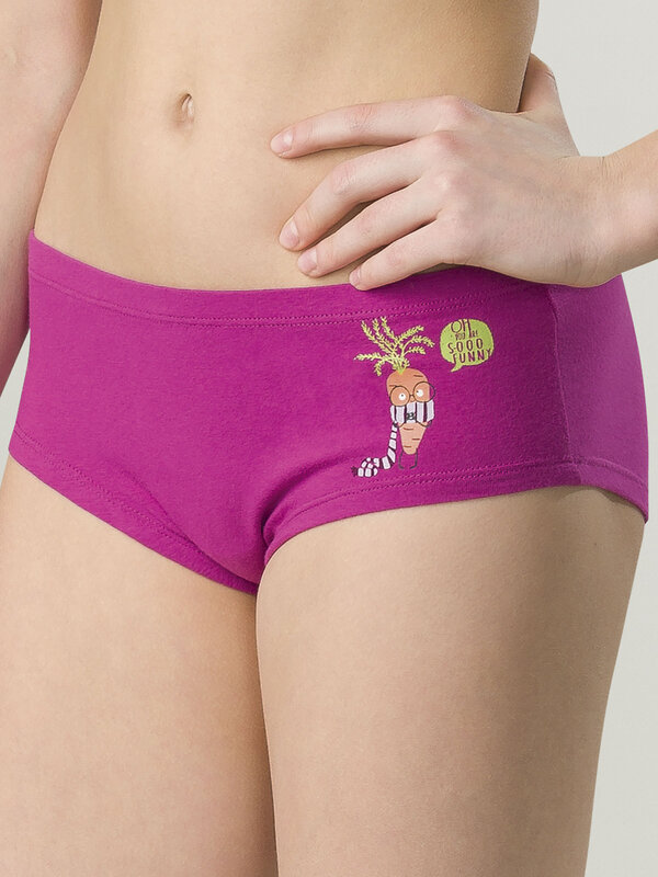 PELICAN Трусы 299139 GUHB4292(2) Пурпурный/персиковый