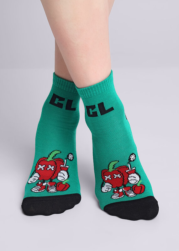CLEVER Носки 300409 С1390 12-14,14-16 зелёный