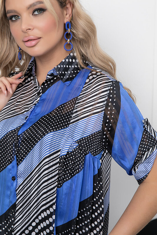 LT Collection Платье 300907 П5821 чёрный, синий