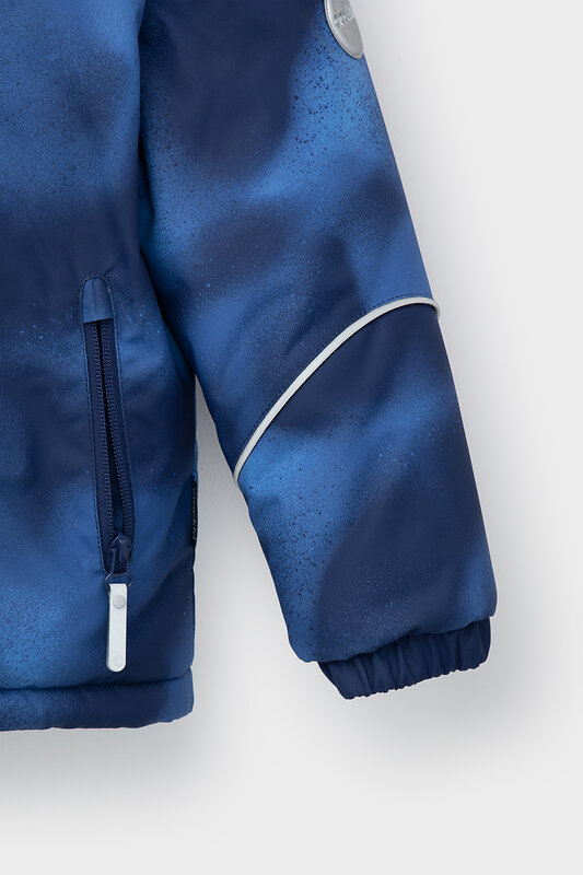CROCKID Куртка 309980 ВК 36089/н/2 ГР ( 92-122) черно-синий, брызги