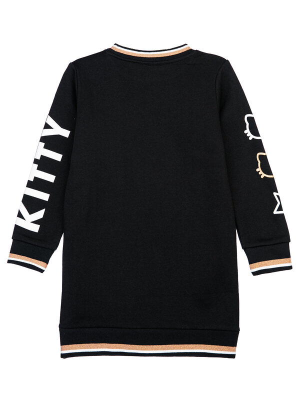 PLAYTODAY Платье 311998 32342029 черный,белый,золотистый