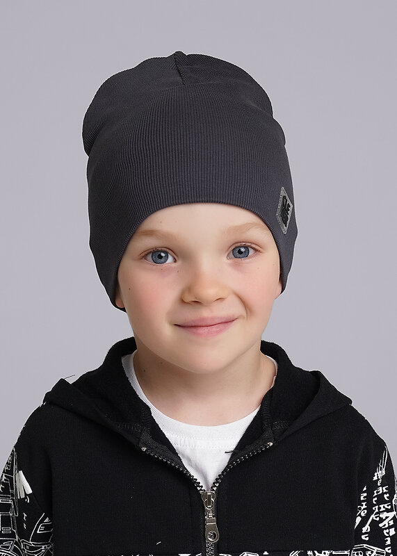 CLEVER Шапка 313239 436300ш т.серый