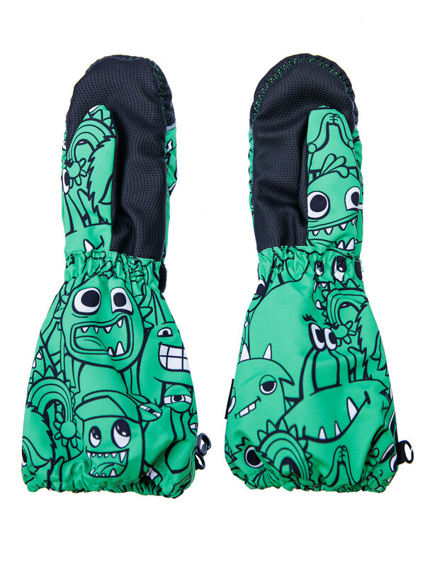 PLAYTODAY Варежки 316714 32312197 черный,зеленый