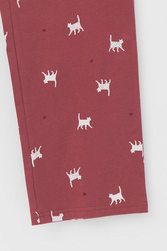 CUBBY Пижама 319188 КБ 2820 шоколадный десерт, кошечки