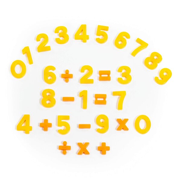 Полесье Набор "Первые уроки" на магнитах (20 цифр + 10 математических знаков) (в пакете) 319678 70647 