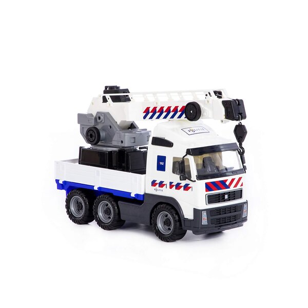 Полесье Автомобиль-кран с поворотной платформой полицейский (NL) (в сеточке) 319822 77318 