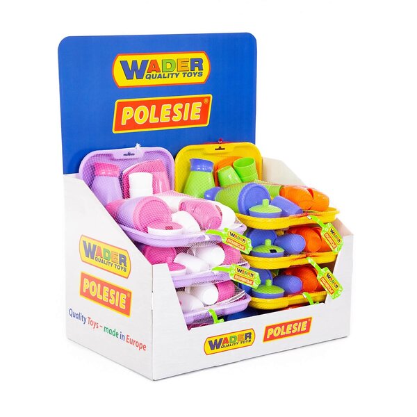 Wader Набор детской посуды "Алиса" с подносом на 4 персоны (дисплей №8) Wader 320163 49742 