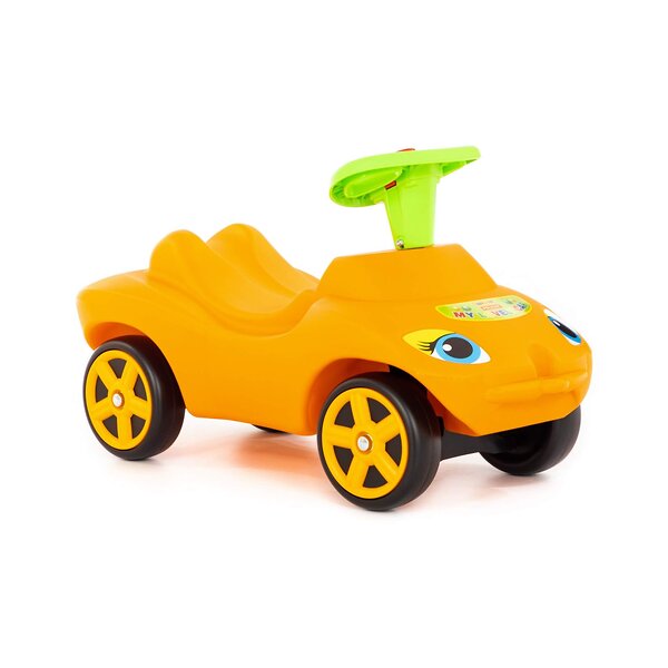 Wader Каталка "Мой любимый автомобиль" со звуковым сигналом (оранжевая) 320296 44600 