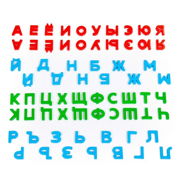 Полесье Набор "Три кота" буквы на магнитах (66 штук) (в пакете) 321930 69924 