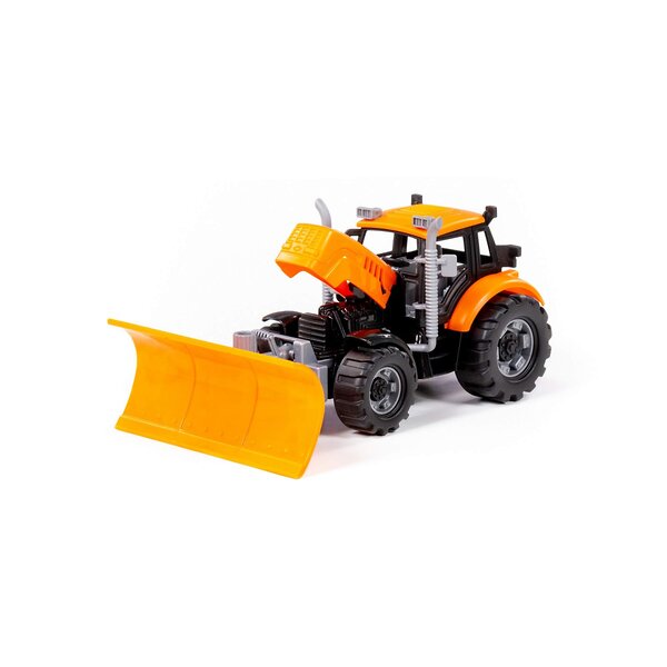 Полесье Трактор "Прогресс" с лопатой-отвалом инерционный  (оранжевый) (в коробке) 323097 91765 