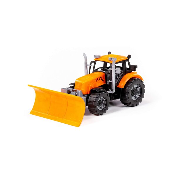 Полесье Трактор "Прогресс" с лопатой-отвалом инерционный  (оранжевый) (в коробке) 323097 91765 