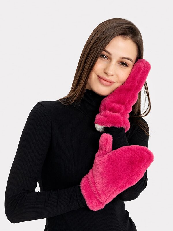 MARK FORMELLE Варежки 326655 UD392-3070-1 малиновый