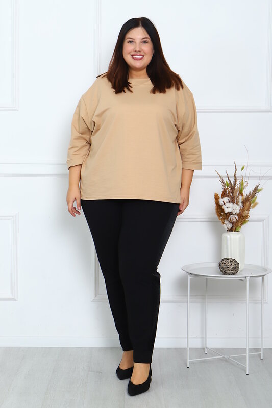 Натали Брюки 333713 24660 черный кожа