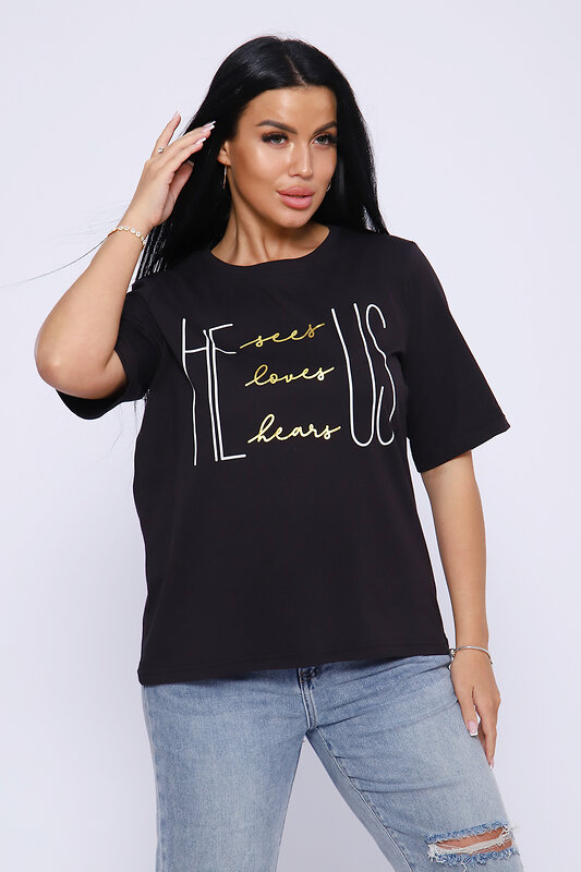 Натали Футболка 335099 80022 черный