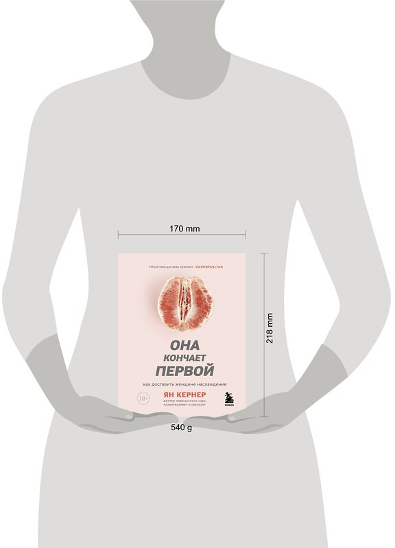 Эксмо Ян Кернер "Она кончает первой. Как доставить женщине наслаждение" 343003 978-5-04-100121-6 