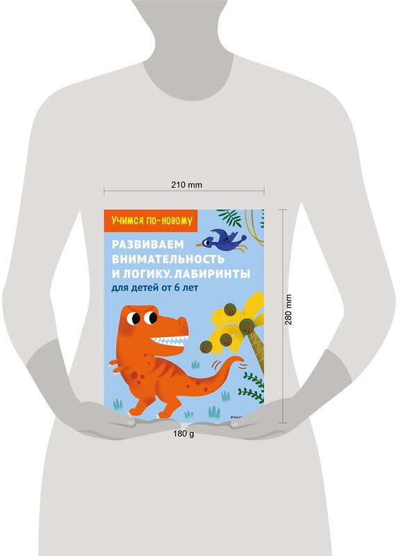 Эксмо "Развиваем внимательность и логику. Лабиринты: для детей от 6 лет" 344886 978-5-04-107247-6 