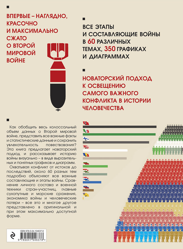 Эксмо Жан Лопез, Винсент Бернар, Николя Обен, Николя Гийера "Инфографика Второй мировой войны" 348646 978-5-04-104637-8 