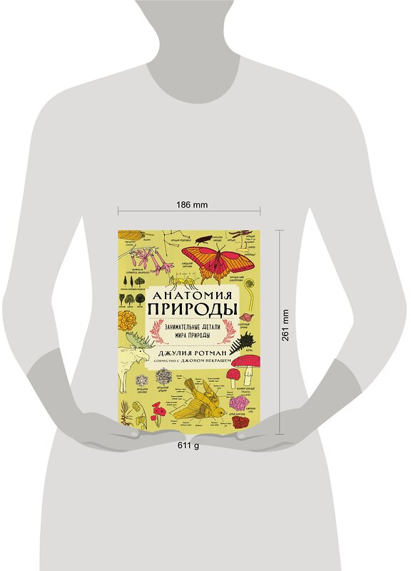 Эксмо Ротман Д. "Анатомия природы. Занимательные детали мира природы" 349307 978-5-04-119746-9 