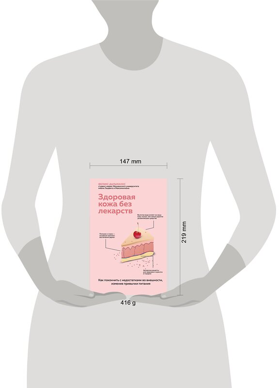 Эксмо Феликс Дальманнс "Здоровая кожа без лекарств. Как покончить с недостатками во внешности, изменив привычки питания" 349871 978-5-04-155660-0 