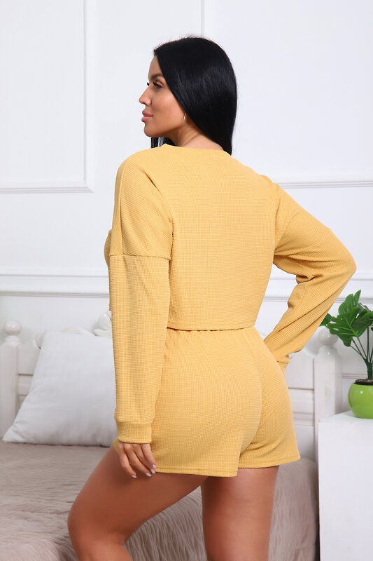Натали Костюм 354453 82042 горчичный