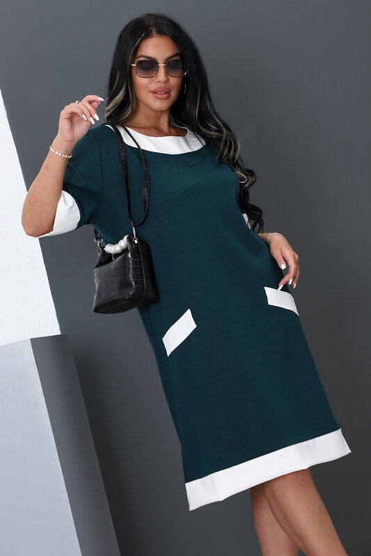 Натали Платье 354827 52291 изумруд