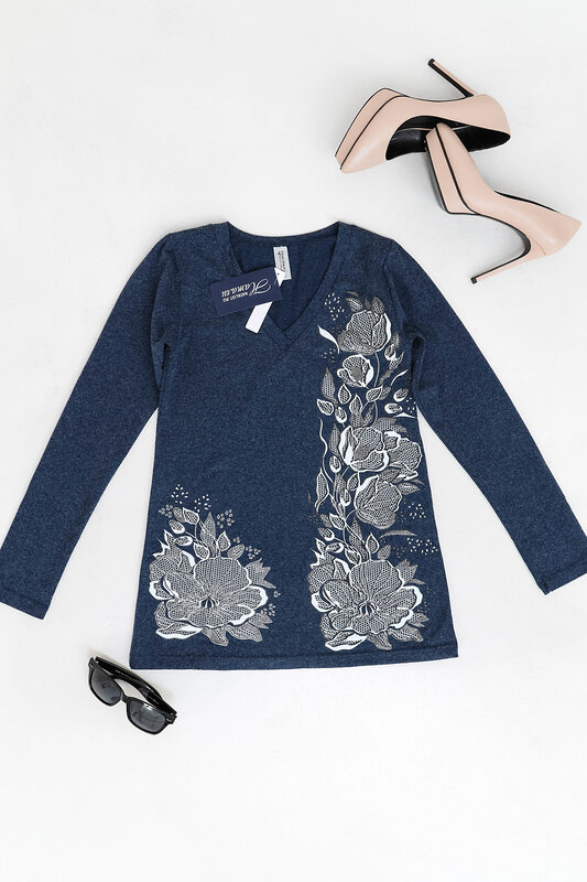 Натали Джемпер 355137 Джемпер Чезари синий