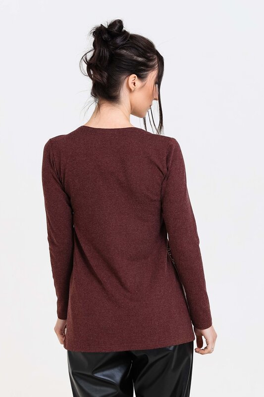 Натали Джемпер 355143 Джемпер Чезари бордо