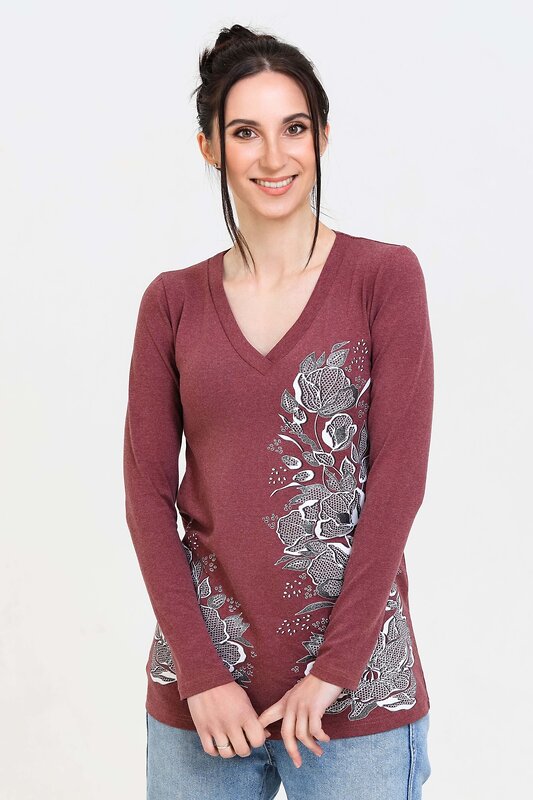 Натали Джемпер 355150 Джемпер Чезари сухая роза